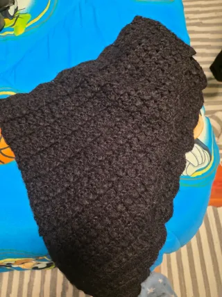 Toquilla casera tejida a mano