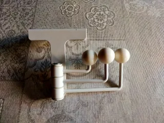 Colgador de puerta blanco