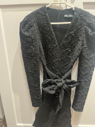 Vestido negro fiesta ZARA