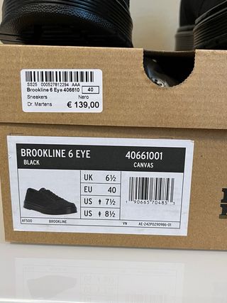 Dr. Martens Scarpe Tg 40 Nere