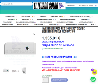 Inversor Híbrido Red Sigenergy 5KW EC