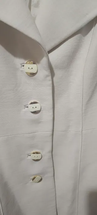 Cappotto vintage bianco