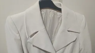 Cappotto vintage bianco