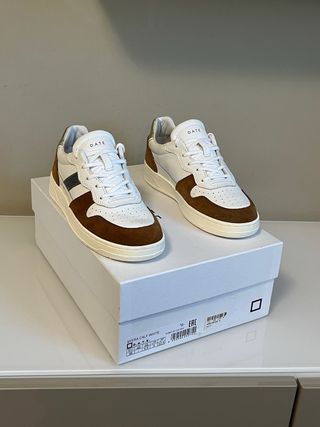 Scarpe D.A.T.E. bianche e marroni tg 36