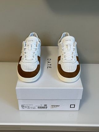 Scarpe D.A.T.E. bianche e marroni tg 36