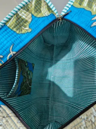 Precioso Bolso de asas. 100% Algodón acolchado.