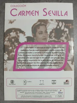 DVD La Bella de Cádiz - Carmen Sevilla