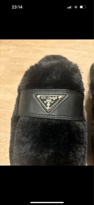 Ciabatte Prada Donna Tg 38 Nere