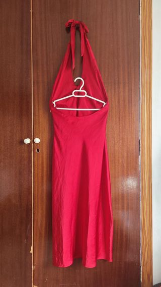 Vestido rojo halter