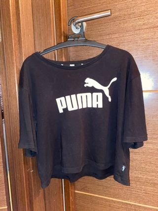 Camiseta Puma manga corta negra