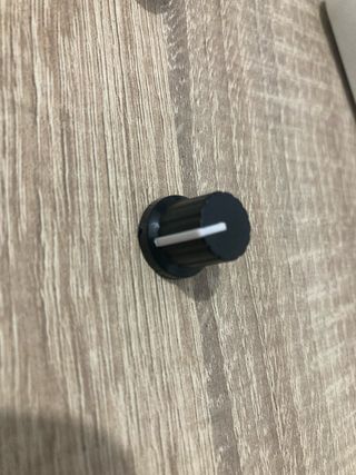 12 Perillas Giratorias Negras