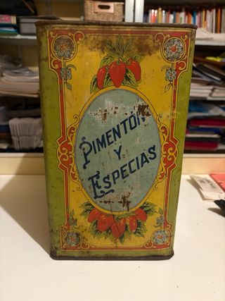 Lata Antigua Pimentón Pascual Moreno Guerra
