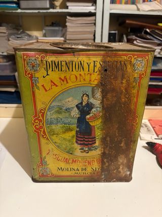 Lata Antigua Pimentón Pascual Moreno Guerra