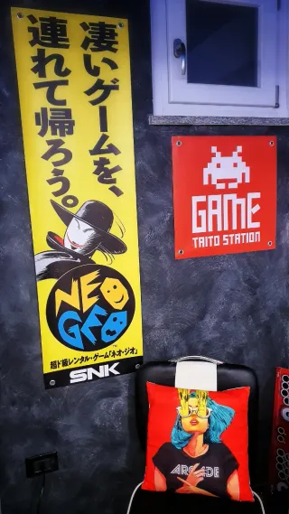Banner/Poster Arcade SNK Sega
