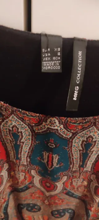 Vestido Mango estampado