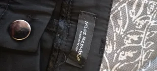 Pantaloni Miss Republic Neri Tg. M Made in Italy