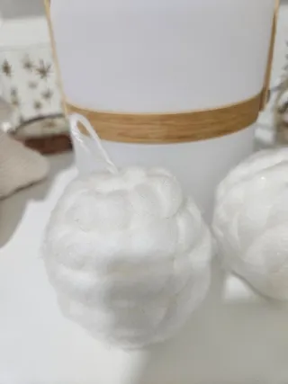 Adorno sfera in lana intrecciata Maison du Monde x2