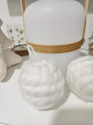 Adorno sfera in lana intrecciata Maison du Monde x2