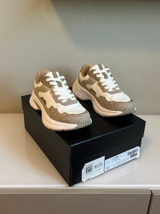 Scarpe sneakers Emme Marella beige/bianche tg 37