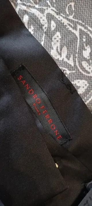 Pantaloni Sandro Ferrone lucidi tg. M