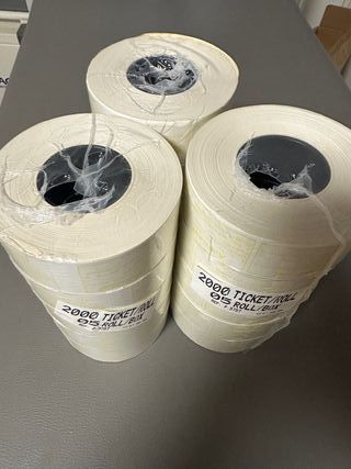 3 Kit Ticket Numerati 30.000 Biglietti