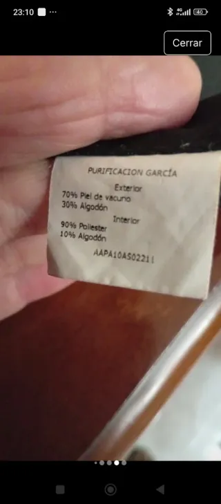 Bolso Piel Ante Beige Purificación García