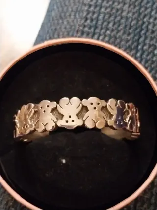 Pulsera Tous Ositos Plata Rígida