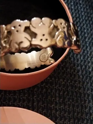 Pulsera Tous Ositos Plata Rígida