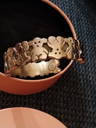 Pulsera Tous Ositos Plata Rígida