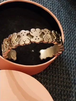 Pulsera Tous Ositos Plata Rígida