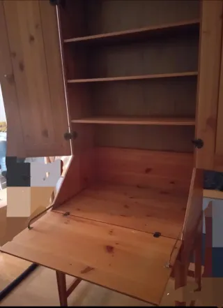 Escritorio / estantería IKEA madera