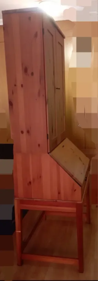 Escritorio / estantería IKEA madera