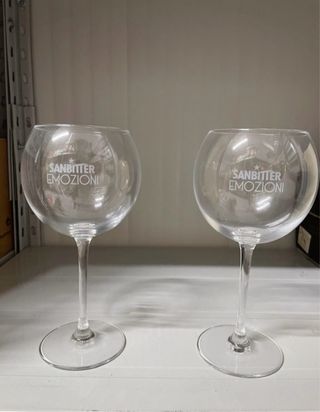 6 Calici da vino in vetro