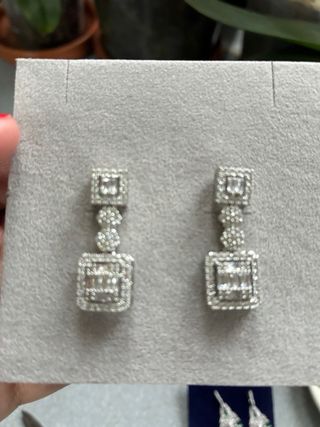 Pendientes Art Deco Plata