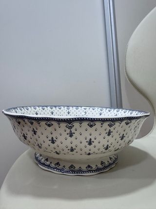 Ensaladera/Frutero La Cartuja Flor de Lis