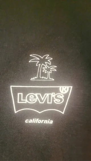 Camiseta Levi's Negra Talla M