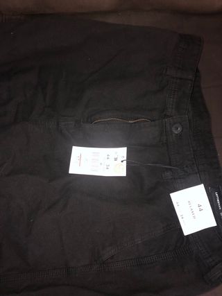 Pantalón Zara Chino Negro Talla L