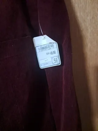 Chaqueta Roja Hombre Talla 58 nueva a estrenar