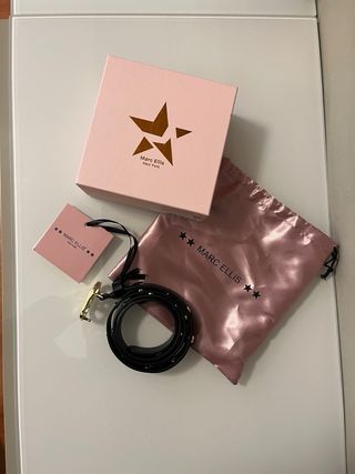 Cintura Marc Ellis tg 80 nero/oro