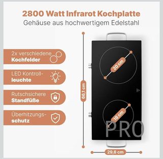 Placa de cocina vitrocerámica