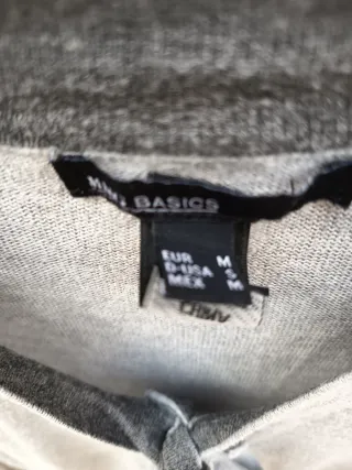 Jersey gris con lazada