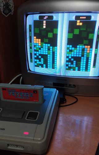 Super Famicom con Tetris 2 + Mando