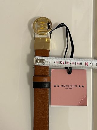 Cintura Marc Ellis tg 85 Cuoio
