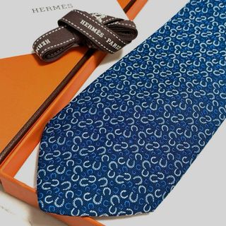 Corbata Hermes Azul Nueva