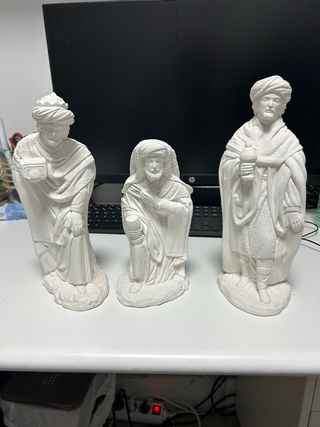 Reyes Magos Belén sin pintar