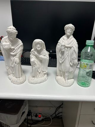 Reyes Magos Belén sin pintar
