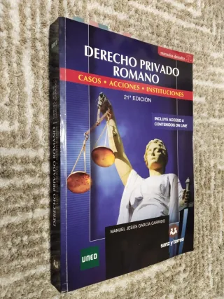 Libros derecho civil administrativo romano Uned