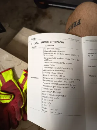 Monopattino Elettrico Teklio Nuovo, scatola origin