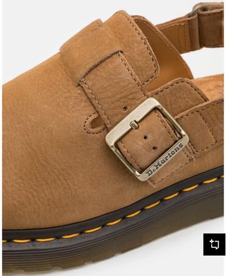 Zuecos Dr. Martens Piel Tumbled Nubuck Talla 37