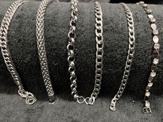 Pulsera Acero Inoxidable Oro y Plata